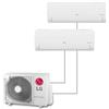 LG ELECTRONICS Condizionatore LG Dualcool Libero Smart 12000+9000 BTU dual split Wi-Fi A++ MU2R15.U13 + S09EC.NSJS + S012EC.NSJS [09021000]