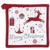 Excelsa Presina da Cucina Merry Christmas, cm. 20 x 20, Cotone e Poliestere (65431)