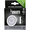 Bialetti Ricambi, Include 1 Guarnizione e 1 Piastrina, Compatibili con Venus, Kitty, Musa e Class (1/2 Tazze)