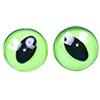 Rayher Hobby Occhi Di Gatto In Plastica Da Cucire, 14 Mm, 4 Pezzi In Sacchetto, Verde Nero