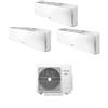 Unical Climatizzatore condizionatore TRIAL SPLIT AIR CRISTAL 10+10+13 Un.Esterna XMX3 21HE 21000 BTU 10000+10000+13000 INVERTER (WI-FI OPTIONAL) Garanzia 5 Anni Gratuita!!!