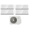 Unical Climatizzatore Unical Quadri split AIR CRISTAL 10+10+10+13 Un.Esterna KMX4 36HE 36000 BTU 10000+10000+10000+13000 INVERTER (WI-FI OPTIONAL) Garanzia 5 Anni Gratuita!!!