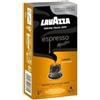 Lavazza Espresso Maestro Lungo, Capsule in Alluminio Compatibili Nespresso, Zero CO2 Impact 10 Capsule, 56g