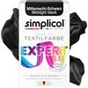 Simplicol Fabric Dye expert, Colorante per tessuti, colore per lavatrice o colore manuale, Nero (Mitternacht-Schwarz 1718), 1 confezione