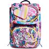 SJ GANG STYLE JAM GANG Zaino Estensibile Big - Rollerskate Girl ZAINO ESTENSIBILE BIG - ROLLERSKATE GIRL, Unisex - Bambini e ragazzi, Multicolore (Fluo Fuxia), Taglia unica
