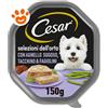 Cesar Dog Ricette Classiche con Agnello e Tacchino in Patè - Vaschetta Da 150 Gr
