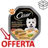 Cesar Dog Selezioni dell'Orto con Pollo e Carotine in Patè - Vaschetta Da 150 Gr - CONFEZIONE RISPARMIO