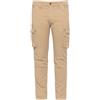 Schott NYC Trtank70, Pantaloni Cargo Uomo, Beige, 29W