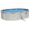 Bestway Piscina Fuori Terra Rigida da Giardino Piscina Esterna Ovale 500x360xh120 cm con Pompa filtro - 56586