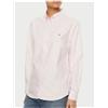 Tommy Jeans Tjw Reg Oxford Shirt Camicia Righe Bianca/Rosa Donna