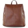 Vegan Shoes Italy VSI CHIARI Borsa Zainetto Donna cinghie manico regolabili zip vegan
