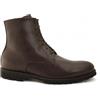 Vegan Shoes Italy VSI BOERO Scarponcino vegan uomo marrone scuro suola VIBRAM lacci zip Made in Italy