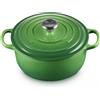 LE CREUSET Cocotte Evolution in Ghisa 24 cm Verde Bamboo