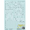 Bandai Decalcomania BANDAI SPIRITS Gundam n.126 RG 1/144 per Sazabi New JP