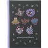 Pokemon Notebook Pokemon Center originale yonayona Ghost formato A5 nero nuovo JP