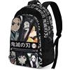 KARACTERMANIA Demon Slayer Taisho-Zaino Fight FAN 2.0, Nero, 31 x 44 cm, Capacità 24 L