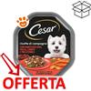 Cesar Dog Ricette di Campagna con Manzo Pasta e Carote in Salsa - Vaschetta Da 150 Gr - CONFEZIONE RISPARMIO