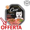 Cesar Dog Scelta dello Chef con Manzo e Riso Integrale - Vaschetta Da 150 Gr - CONFEZIONE RISPARMIO