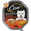 Cesar Dog Selezioni dell'Orto con Manzo e Verdurine in Patè - Vaschetta Da 150 Gr