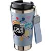 Tazza doppia parete termica in acciaio inox riciclato 500 ml Kayla personalizzate o neutre