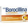 Neoborocillina con Vitamina C Senza Zucchero Antisettico del Cavo Orofaringeo Disinfettante Gola, 16 Compresse