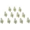 KAISH 12pcs 1/4 Vintage sollevato Mini Chicken Head Knobs Piccole Dimensioni Guitar Bass Potentiometro Manopole con Set Vite Invecchiato Bianco
