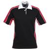 Game Gear Kustom Kit Donne Rosso e Nero Maniche Corte Rugby Camicia - Taglie 8 A 10