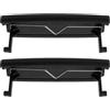 VGOL 2 Pezzi Clip Di Chiusura Per Bracciolo Console Centrale Auto Compatibile Con Audi A3 8P 2003-2012 OE 8P0864245P 70x19,2mm Accessori Auto Nero