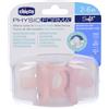 CHICCO (ARTSANA SpA) Chicco Gommotto Silicone Rosa 2-6 Mesi 2 Pezzi - Morbidi Ciucci per Bambini