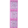 Ameisenkeks® Blocco per bingo, 300 biglietti, sistema 25, 75 n° 6, colore: rosa
