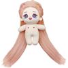 niannyyhouse Bambola di peluche da 20 cm, capelli lunghi da ragazza, corpo in tessuto umanoide senza attributo, 20,3 cm, corpo normale, regali di travestimento (A-51 con scheletro)