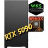 Workstation Computer Wks431 Ryzen 9 9950X (16 Core) 32GB DDR5 SSD 1 Tera Byte 990 Pro Geforce RTX 5090 32GB Wifi Ac Windows 11 Professional