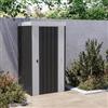 DEGHI Casetta ricovero attrezzi da giardino 98x81x180h cm in acciaio antracite - Griselle