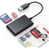 Bawanfa Pro Lettore Smart Card Firma Digitale - Lettore Smart Card Tessera Sanitaria - Lettore Smart Card CNS, Lettore di Smart CRS/CNS/MicroSD/SD/MMC/SIM/M2/Memory Stick Pro Duo 7 in 1 Lettore per Windows