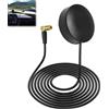 DONOONIS Antenna DAB per auto, collegamento SMB, cavo adattatore antenna SMB DAB PLUS, adattatore autoradio DAB per finestrino antenna adesiva, per autoradio digitale Pioneer, Kenwood, JVC, Alpine, AiliTech