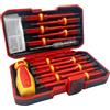 Tongboke 13 pezzi Set Cacciaviti Professionali,1 Impugnatura Cacciavite Isolata+ 11 Cacciaviti Intercambiabili+1 Cacciavite con Tester di Tensione, Magnetici Cacciaviti Elettricista, per Montaggio e Smontaggio