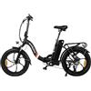 Bodywel F20SE 3.0 Fat E Bike è una bicicletta elettrica da 250W con batteria da 36V 15,6AH, cambio 7 velocità, freni idraulici, funzione APP, Città bici elettriche uomini e donne (Nero)