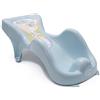 BabyDam WarmWave Supporto per Bagnetto Neonati, Sedile da Bagno Ergonomico con Ventose, Sicuro e Confortevole, Adatto da 0 a 6 Mesi, Blu