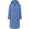 HOME ZEN HOUSEHOLD LINEN Accappatoio in Cotone a Nido d'Ape con Cappuccio, Leggero e Super Assorbente, Disponibile in 8 Colori, Taglie S-XXXL (IT, Testo, S, Regular, Regular, NAVY BLUE)