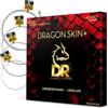DR Strings DRAGON SKIN+ - Corde per basso in acciaio inox rivestite - DBS-45/100 - Suono superiore con sensazione confortevole e lunga durata: medio leggero 45-100