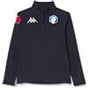 Kappa (TG. L) Kappa 6CENTO 687B Fisi, Felpa Sportiva Unisex-Ragazzo, Blue Night, YL -