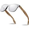 KITHDIA occhiali da sole in legno da uomo unisex occhiali da sole polarizzati con protezione UV400 occhiali da sole Donna S5029