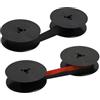 SopwMap 2 Pezzi Nastri GR4 in Nylon per Macchine da Scrivere e Calcolatrici, Nastro per Macchina da Scrivere, Nastro Macchina da Scrivere,Nastri per Macchina da Scrivere in Nylon (Nero e Rosso)