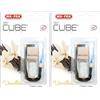 Ma-Fra, Deo Cube Vanilla, Profumatore per Auto, Fragranza alla Vaniglia, Rinfresca Abitacolo e Piccoli Ambienti, Design Elegante a Forma di Cubo e Tappo in Legno, Profumazione a Lunga Durata, 5ml