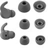 Adhiper Auricolari di Ricambio per Beats Fit PRO, Studio Buds e Studio Buds+ - 3 Paia, Taglie S/M/L, Punte in Silicone Morbido, Riduzione del Rumore e vestibilità Comoda e Sicura (Grigio Salvia)