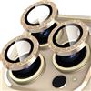 Oelrstfe Pellicola Fotocamera per iPhone 14 Pro/14 Pro Max,Posteriore Obiettivo Protezione Vetro Temperato,HD Trasparente Lente Schermo,Durezza 9H Anti-graffio Ultra Resistente Glitter Camera,Oro