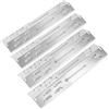 Denmay Set di 4 coperture universali per bruciatori Enders, Landmann, griglia a gas Charbroil, piastra riscaldante in acciaio inox, per Burnhard, Barbecook, Taino, Proficook, 4 pezzi