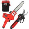 Blue Bird PS 22-40 + CS22-08 - Kit Forbice + Potatore a batteria - 43.2V 4Ah