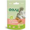 Generico Oasy Snack Gatto, oasy biscotti ripieni di mousse per gatti adulti di tutte le taglie gusto Salmone | 3 confezioni da 60 grammi l'una.