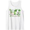 Happy St Patrick's Day Lucky Costume Gif Caffè irlandese Shamrock per il giorno di San Patrizio Canotta